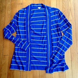 J.Crew Always Cardigan in Stripe XS